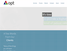 Tablet Screenshot of findopt.com